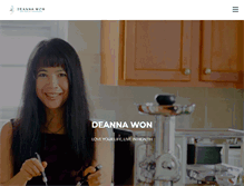 Tablet Screenshot of deannawon.com